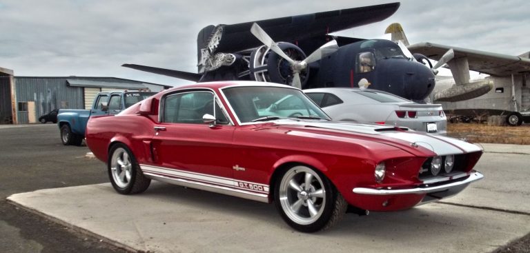 A 1967 Ford Mustang GT500 built by Dorsett Speed Shop in Santa Rosa, CA.