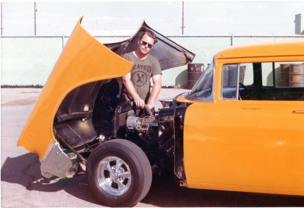 Don "Dyno" Dorsett, father of Daniel Dorsett, owner at Dorsett Speed Shop in Sanat Rosa, CA.