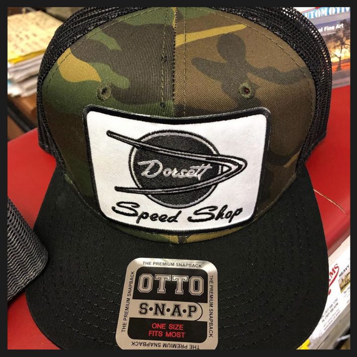 Dorsett Speed Shop cap in camo.