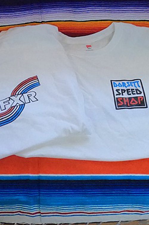 Dorsett Speed Shop has FXR T-shirts.