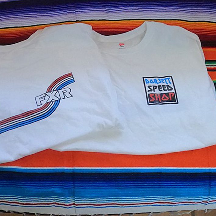 Dorsett Speed Shop has FXR T-shirts.